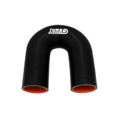 Pro Black 180° Elbow Connector - 45mm Durable Fitting