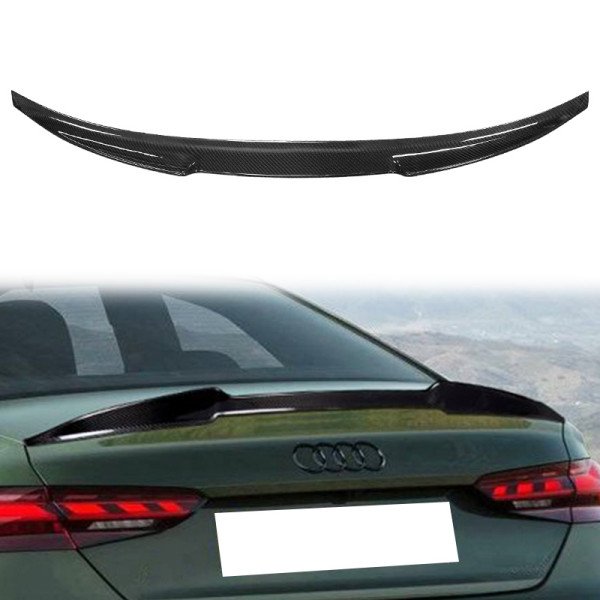 Audi A5 F5 M4 Style Carbon Fiber Spoiler Lip Upgrade