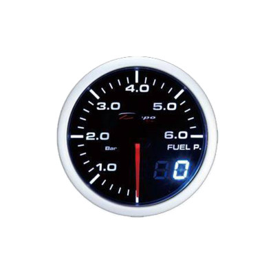 Depo Gauge Dual 60mm Fuel Pressure Meter - Precision Readings