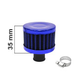 12mm Blue Crankcase Breather Filter for Enhanced Engine Performance