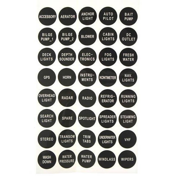 12-24V IP68 Waterproof ON-OFF Switch 6xB 3x5A 2x10A 1x15A