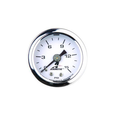 Aeromotive 0-15 PSI Fuel Pressure Gauge - Precision Measurement