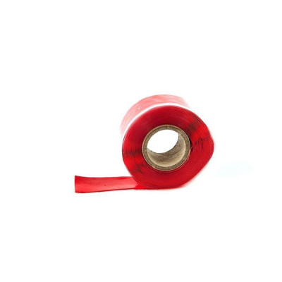Self-Fusing Silicone Tape 25mm x 3.5m - Red, Durable Seal