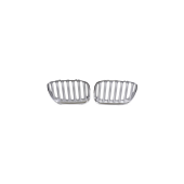 BMW X5 E53 Facelift 2003-2007 Chrome & Matt Silver Grille