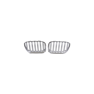 BMW X5 E53 Facelift 2003-2007 Chrome & Matt Silver Grille