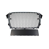 RS-Style Chrome-Black Grill for Audi A4 B8 (2012-2015) PDC