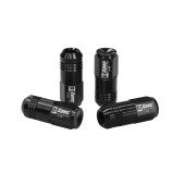 D1Spec Replica EW M12x1.25 Black Wheel Lug Nuts - Set of 20