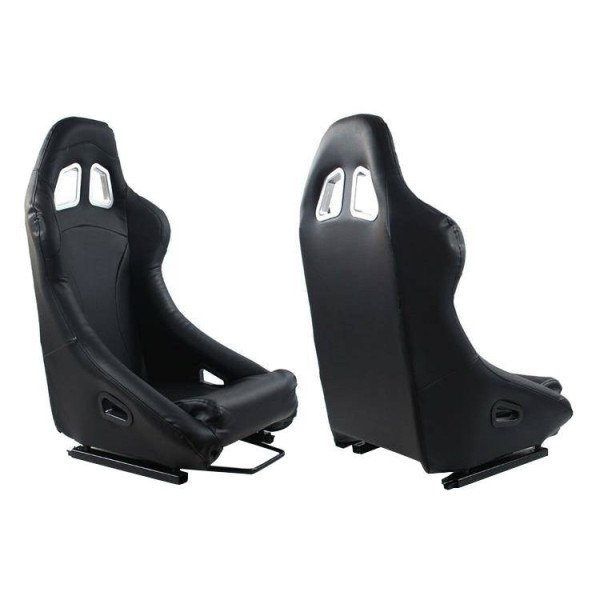 SIGMA PVC Black Racing Seat - Ergonomic Design & Comfort