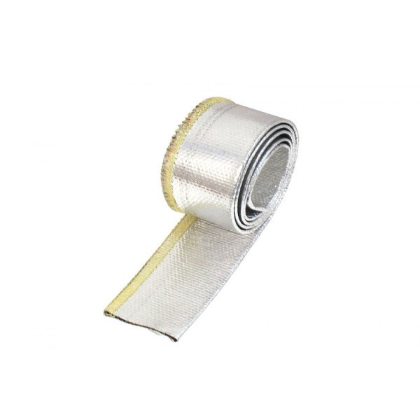 20mm x 1m Aluminum Heat Resistant Hose Cover - Durable Shield