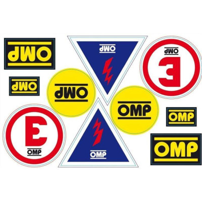 Colorful OMP Sticker Set for Creative Projects & Decor