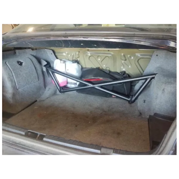 Rear BMW E36 X-Brace Drift 1/4 Mile 4-Point KJS Support Bar