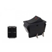 4-Pin Red LED Rocker Switch for Easy Control & Visibility