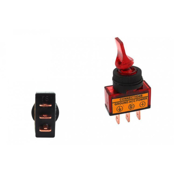 Red LED Switch Toggle - Bright, Durable & Easy to Use