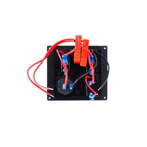 12V SPST ON-OFF Switch Panel 3x15A IP68 Waterproof GZ 2B