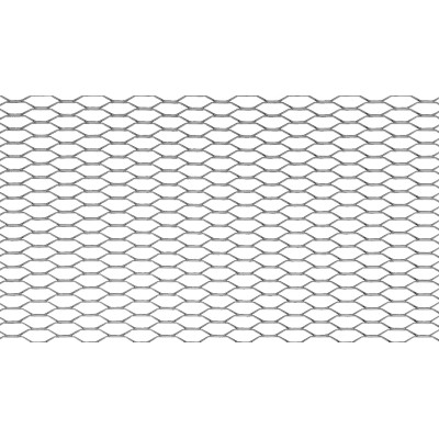 ALU Mesh Grill Diamond Black 100x33cm - 16x12mm Design