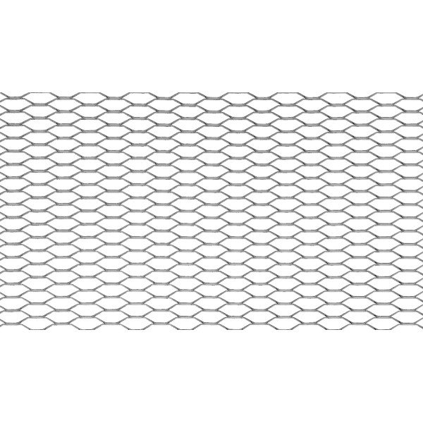 ALU Mesh Grill Diamond Black 100x33cm - 16x12mm Design