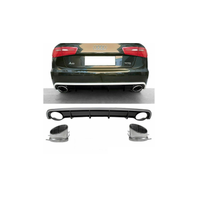 Performance Diffuser for Audi A6 C7 with Exhaust Pipes