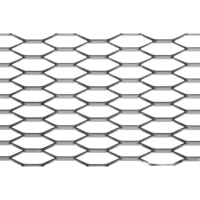 120x20cm Silver Honeycomb ALU Mesh Grill for Versatile Use