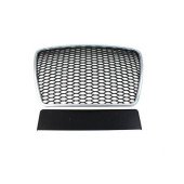 Matt Silver-Black RS-Style Grill for Audi A6 C6 (09-11)