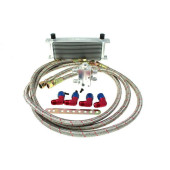 D1Spec 15-Row Oil Cooler Kit with Thermostatic Module