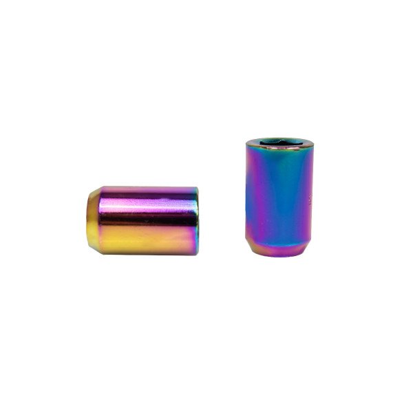 M12x1.5 Neochrome Wheel Lug Nuts - Stylish & Durable Set