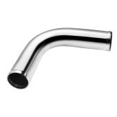 89mm Aluminium 90° Pipe - 60cm Length, Durable & Lightweight