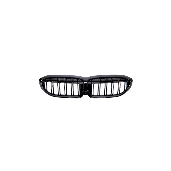Gloss Black Dual Line Sport Grille for BMW 3 Series G20/G21