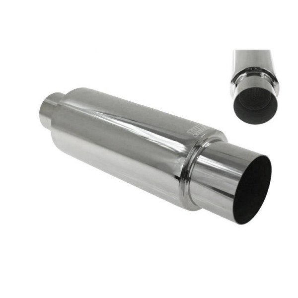 100mm Inlet Rear Muffler with 76mm Outlet - High Performance
