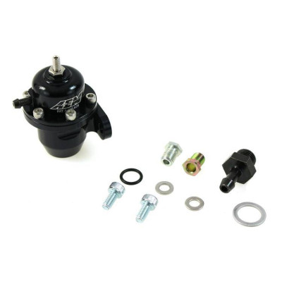 AEM Electronics 1000HP Fuel Pressure Regulator AN6 Black 1.5-4 Bar