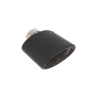 Carbon Exhaust Tip 82x152mm with 60mm Inlet - Stylish Upgrade