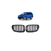 BMW X5 E53 Gloss Black Single Rim Grill