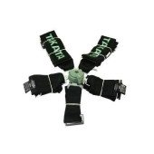 5-Point Racing Seat Belts - Black Takata Style Replica