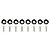 6mm Universal Black Slide Screws - Durable & Versatile Fasteners