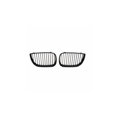 Matt Black Single Line Grill for BMW 1 Series E81 E82 E87 E88