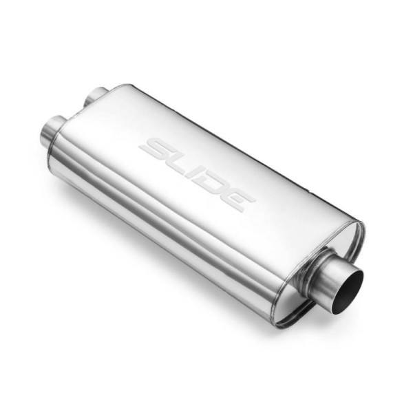 70mm 304SS Center Muffler - 550mm Length, High Performance