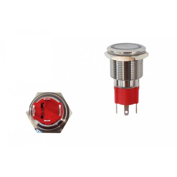 304SS 10A 19mm ON-OFF Switch - Durable Blue Design