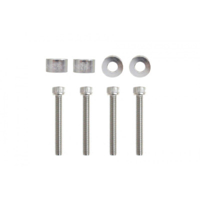 JDM Silver Decorative Screws M6x1.0 45mm - Stylish Fasteners
