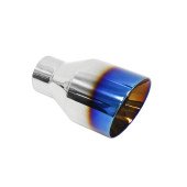 Polished 102mm Exhaust Tip with 60mm Inlet - Burn Style