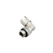 "Brass 6-4mm Air Hose Fitting - 1/4" External Angle Connector"