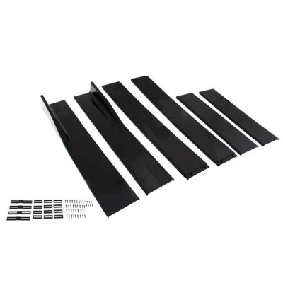 Universal 6-Piece Side Skirts for Enhanced Vehicle Style