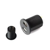 12-24V Dual USB Socket with 4.2A Output for Fast Charging