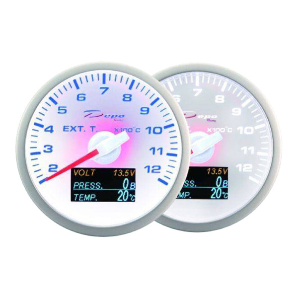 Depo Gauge WBL 4in1: Exhaust Temp, Volt, Oil Pressure, Temp
