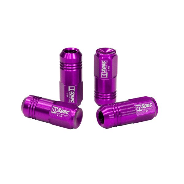 D1Spec Replica EW M12x1.5 Purple Wheel Lug Nuts - 20 Pack