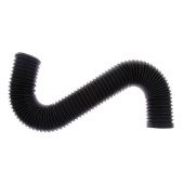 Power+ 77mm Black Air Intake Hose for Enhanced Performance