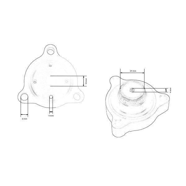 TurboWorks BMW N55 3.0T Blow Off Adapter