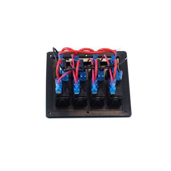 4-Way Switch ON-OFF with 2x5A, 1x10A, 1x15A Circuit