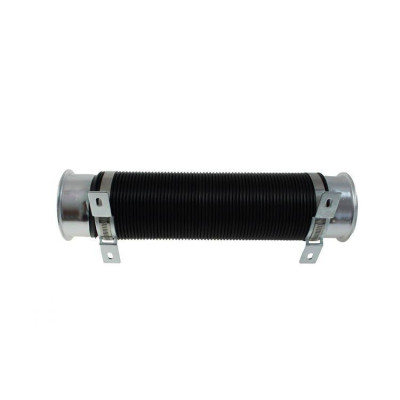 Power+ 77mm Silver Air Intake Hose for Enhanced Performance