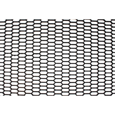 Black Honeycomb PU Mesh Grill 120x40cm for Versatile Use