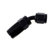 45° AN8 Black Swivel Fitting - High-Performance Connector