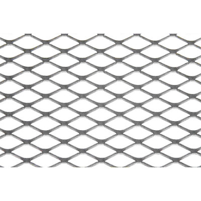 ALU Mesh Grill Diamond Silver 120x40cm - Premium Quality